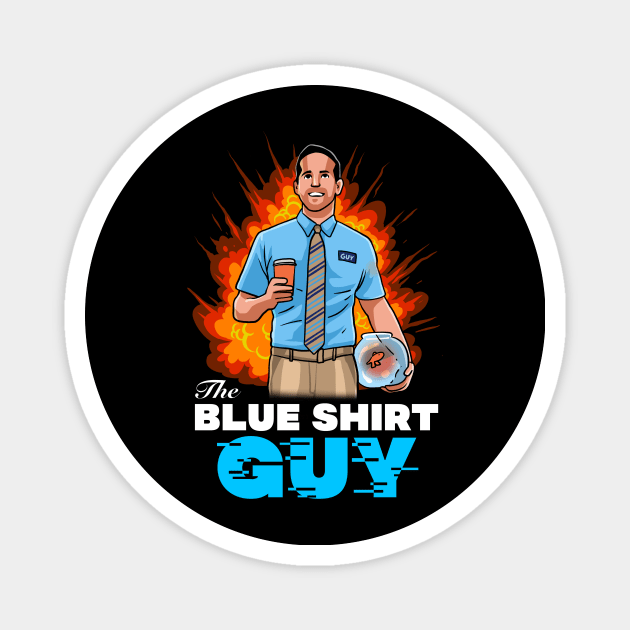 Blue Shirt Guy Magnet by ajax2099